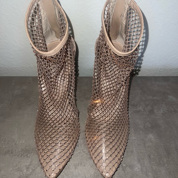 Charles by Charles David Rose Gold Mesh Bootie - Picture 3 of 4